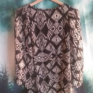 Fire Los Angeles Geometric Dress